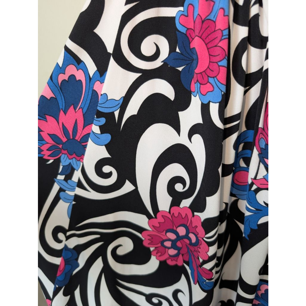 Candie's Black White Floral Halter Dress Womens XL - Picture 7 of 7